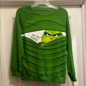 Christmas 🎄 Green Grinch Six Feet People Sweatshirt